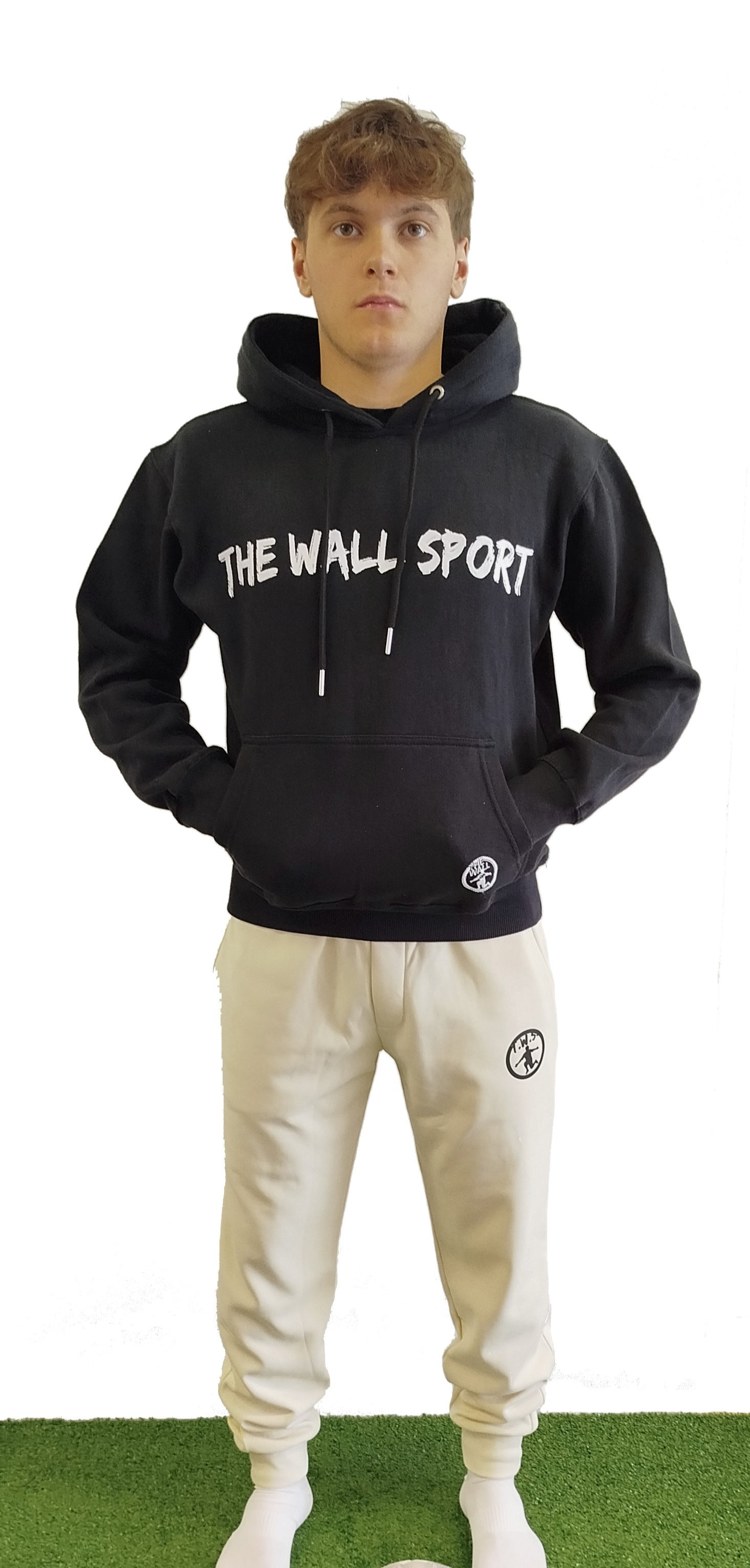 Felpa Nera The Wall Sport